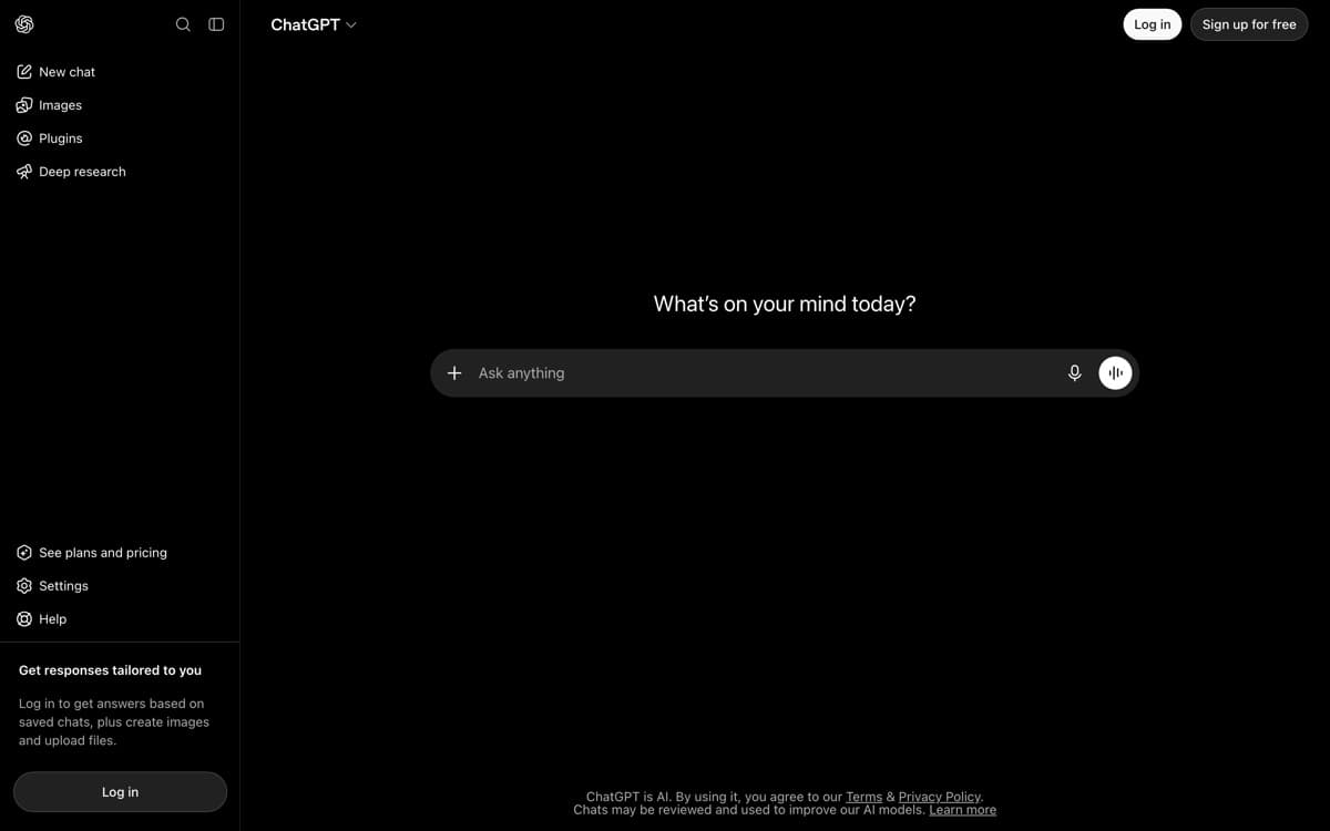 ChatGPT product pages — screenshots used editorially; all rights belong to the vendor ChatGPT — the product's features, from the vendor's site