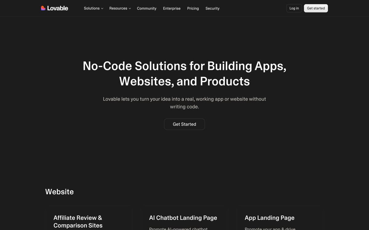 Lovable product pages — screenshots used editorially; all rights belong to the vendor Lovable — the product's features, from the vendor's site