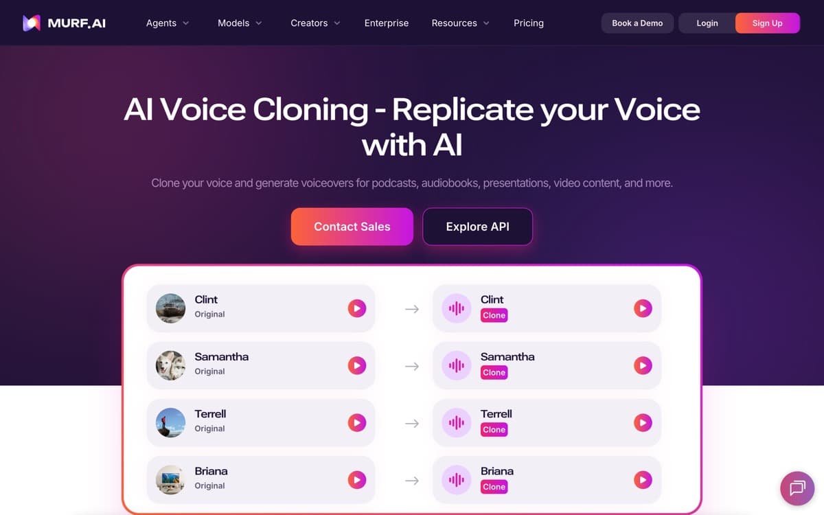 Murf AI product pages — screenshots used editorially; all rights belong to the vendor Murf AI — the product's features, from the vendor's site
