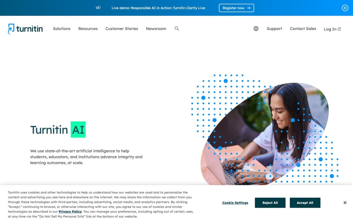 Turnitin AI Detection product pages — screenshots used editorially; all rights belong to the vendor Turnitin AI Detection — the product's features, from the vendor's site