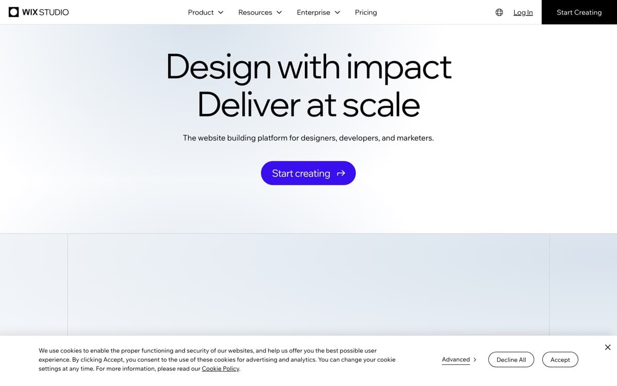 Wix product pages — screenshots used editorially; all rights belong to the vendor Wix — the product's features, from the vendor's site
