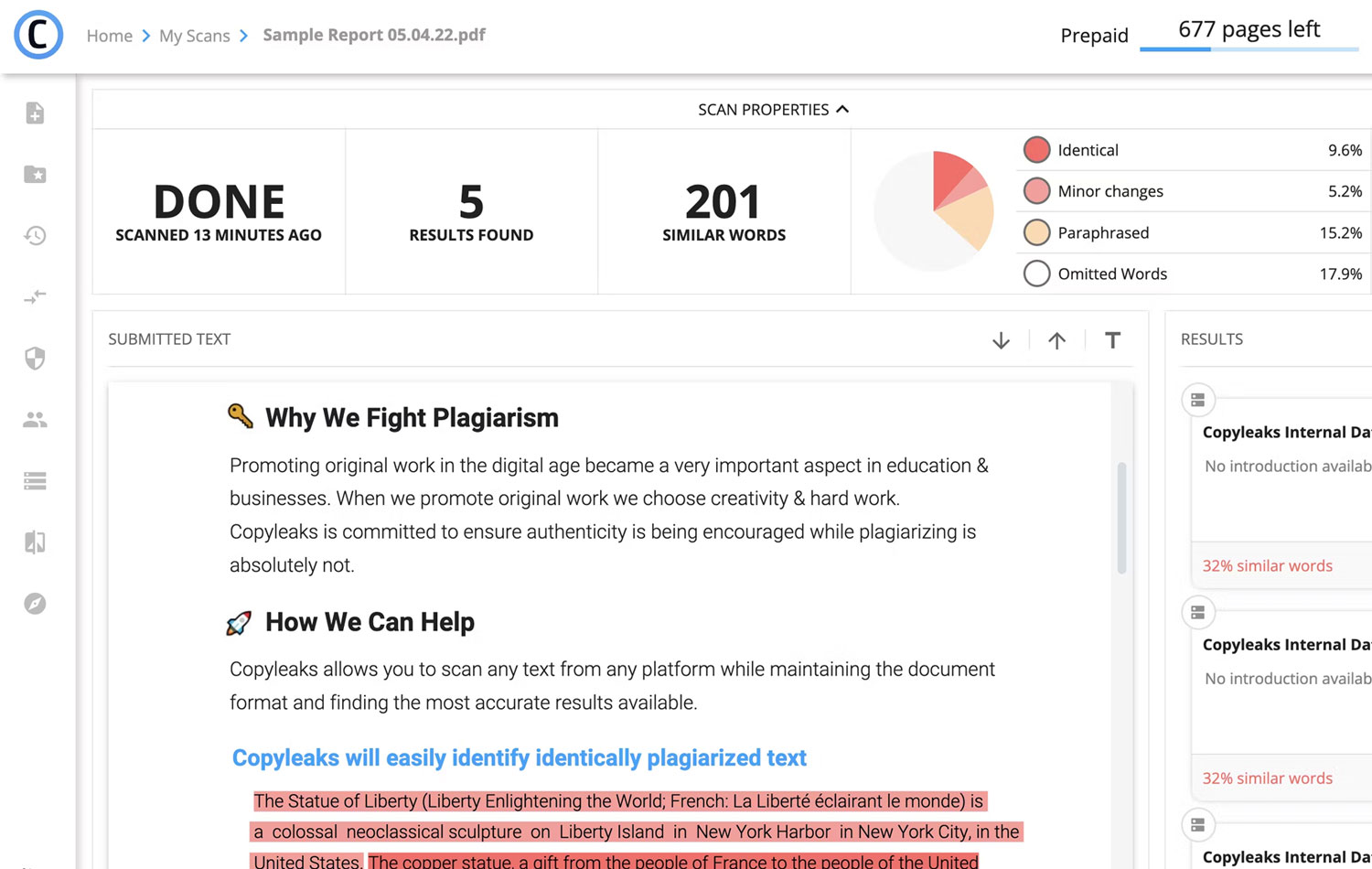 View the Full List of Pros & Cons for CopyLeaks